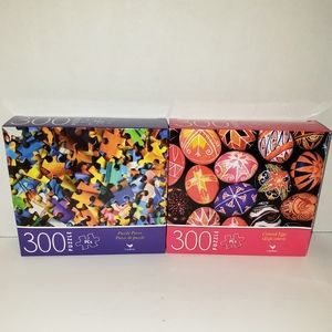 NIB (2) Cardinal 300 Piece Puzzles